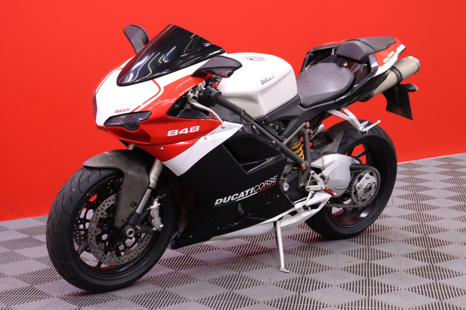 Ducati - 848 - // Suomi-Pyörä / Ohjausiskari / Nopea kotiintoimitus! // - Moottoripyörä