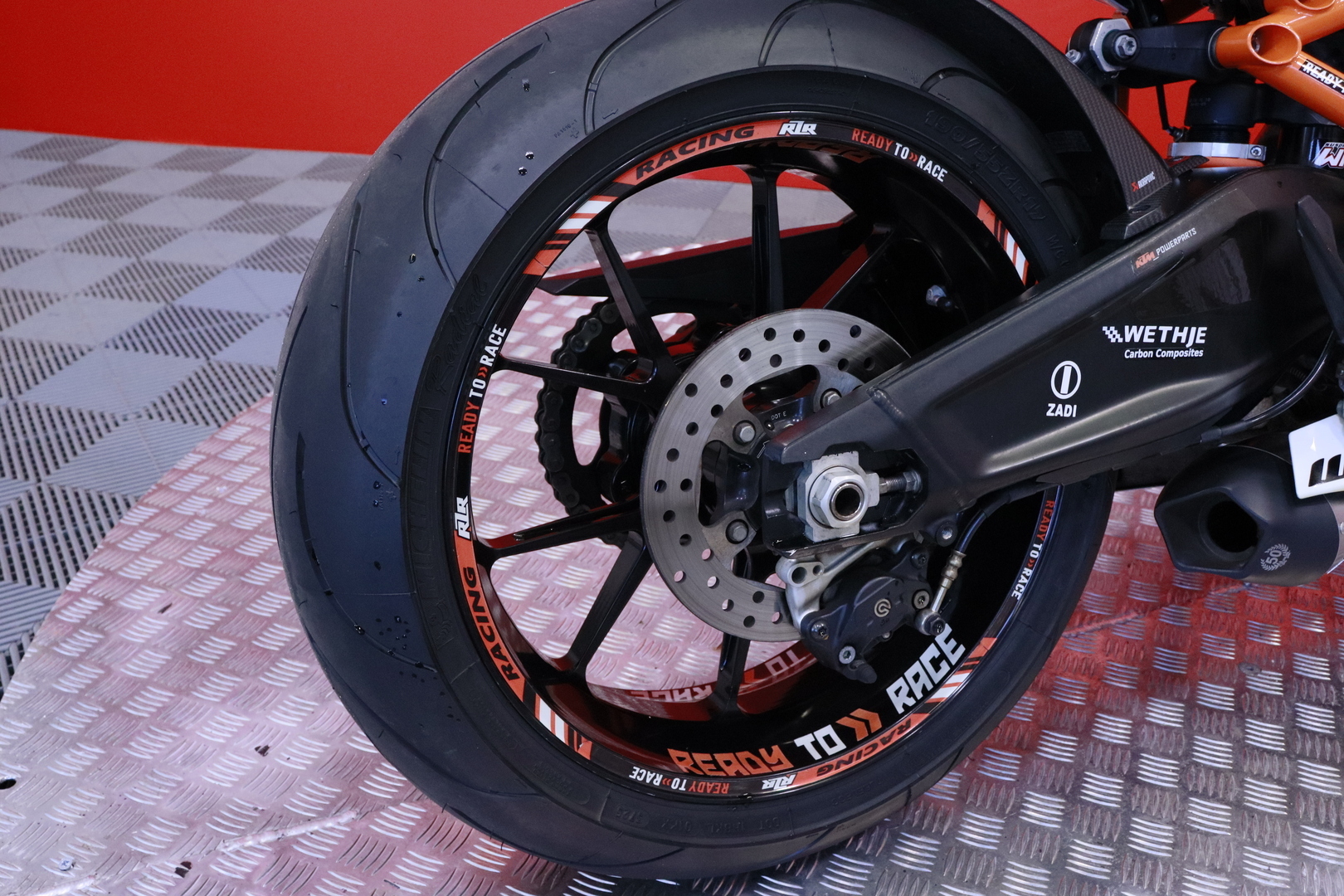 KTM - RC - 8R // GPR-Putkisto / Ducktail / Siisti! // - Moottoripyörä