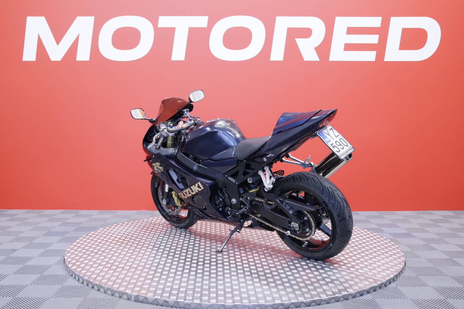 Suzuki - GSX-R - 750 // Suomi-pyörä / Ohjausiskunvaimennin / Kaatumatapit // - Moottoripyörä