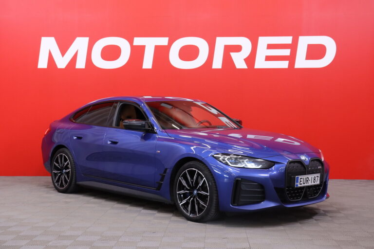 BMW - I4 M50 - Fully Charged // Suomi-auto / M-Istuimet / Laser / ACC / HUD / Kamera / H&K // - Sedan