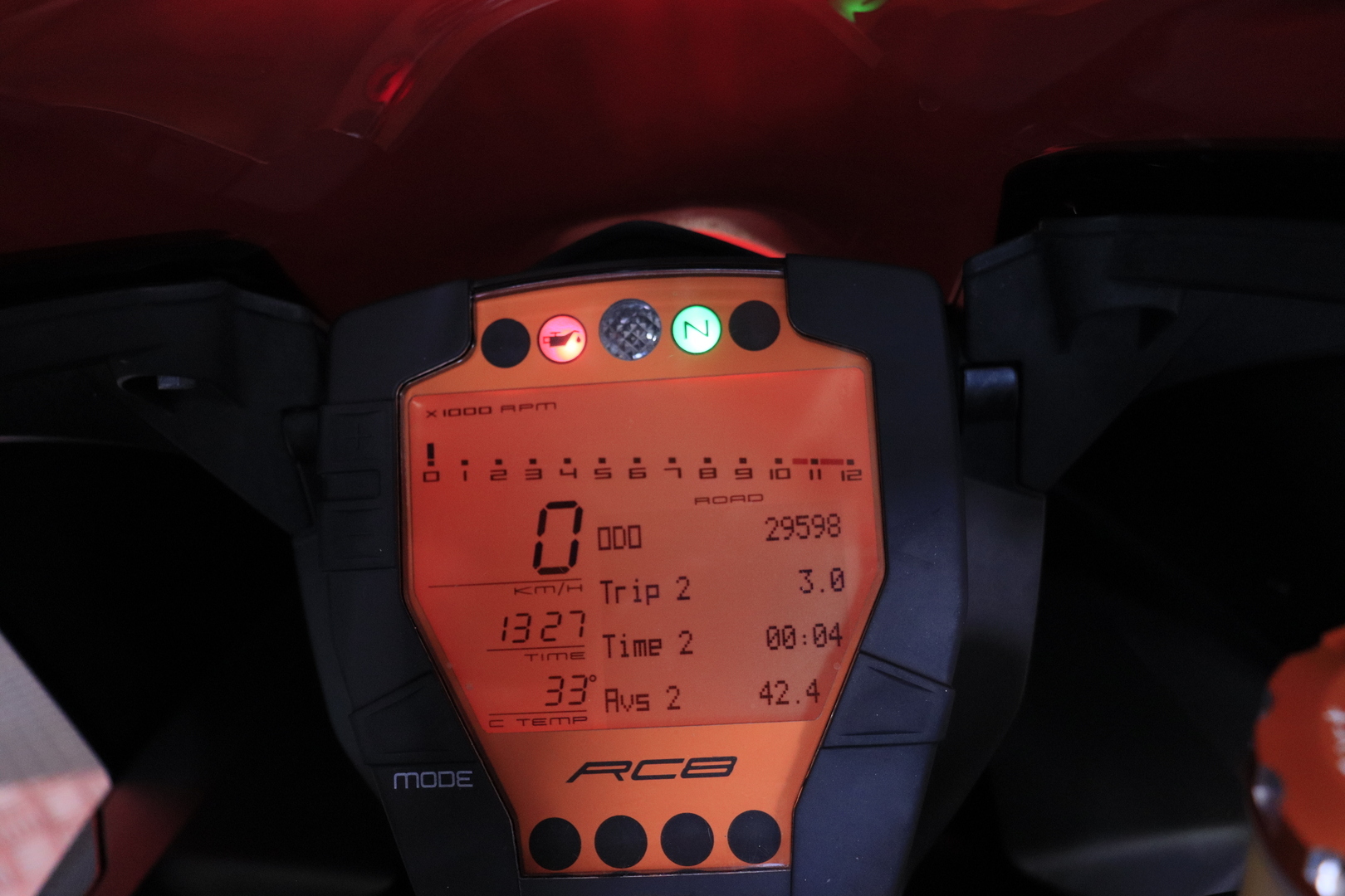 KTM - RC - 8R // Takovanteet / Hiilikuitua / Huoltokirja // - Moottoripyörä