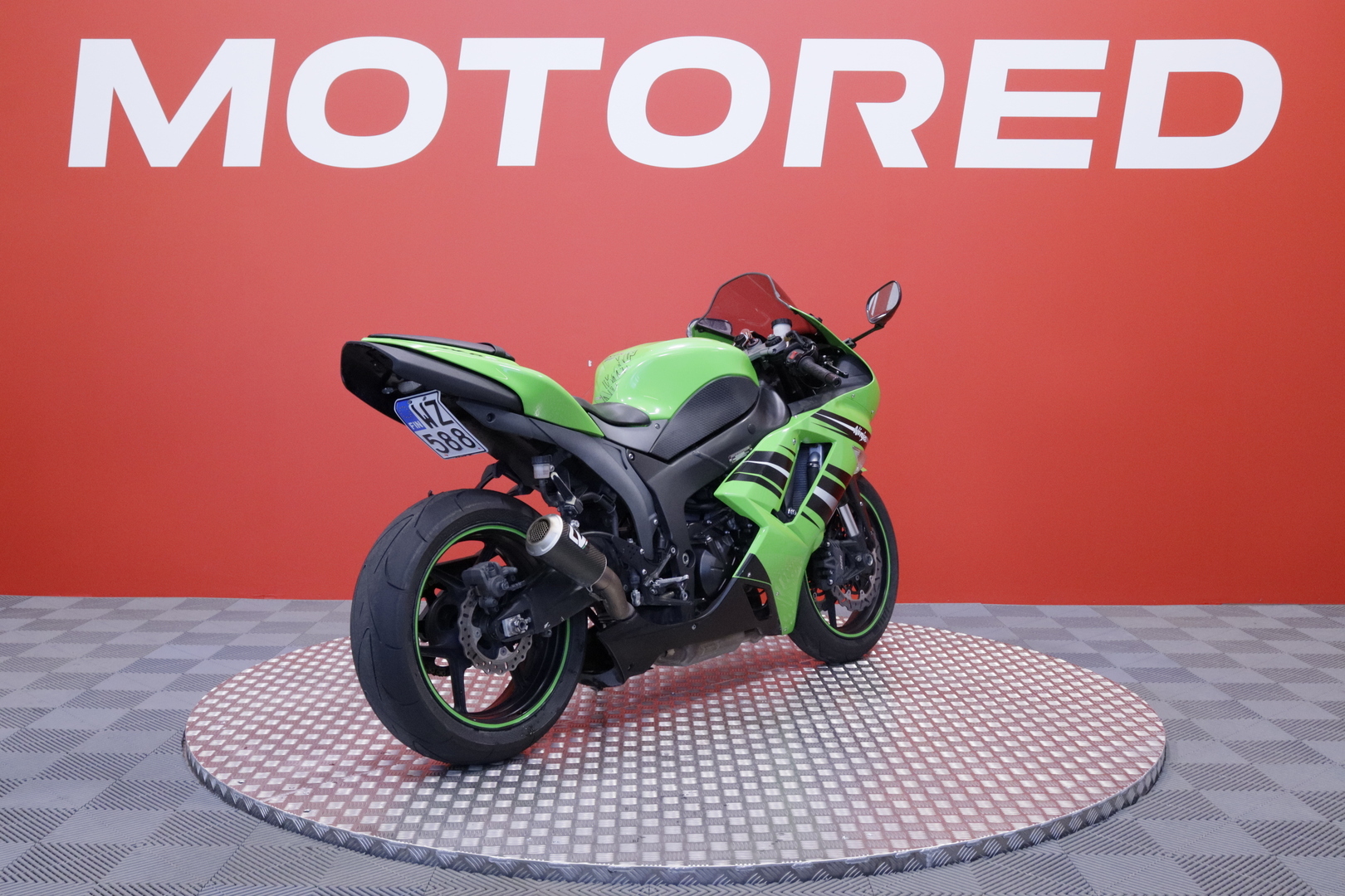 Kawasaki - ZX-6R - // Suomi-pyörä / Huoltokirja / 3x avaimet // - Moottoripyörä