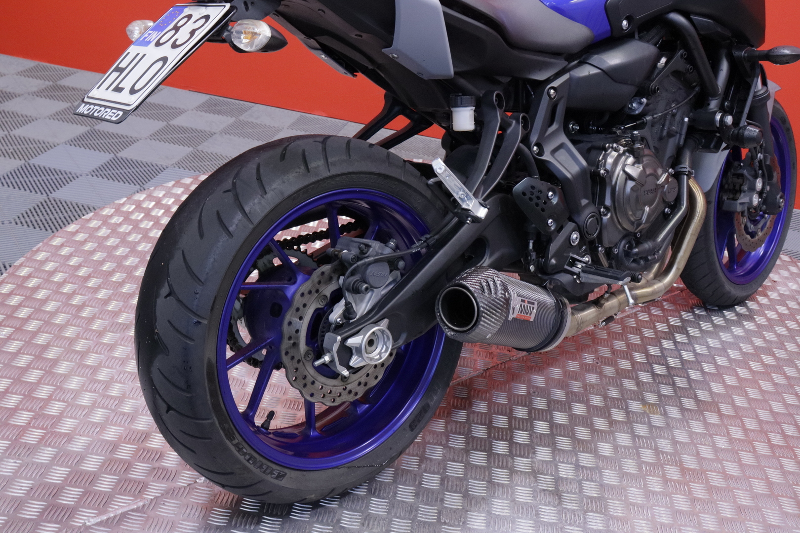 Yamaha - MT-07 - // Huoltokirja / Suomi-pyörä / MIVV putkisto // - Moottoripyörä