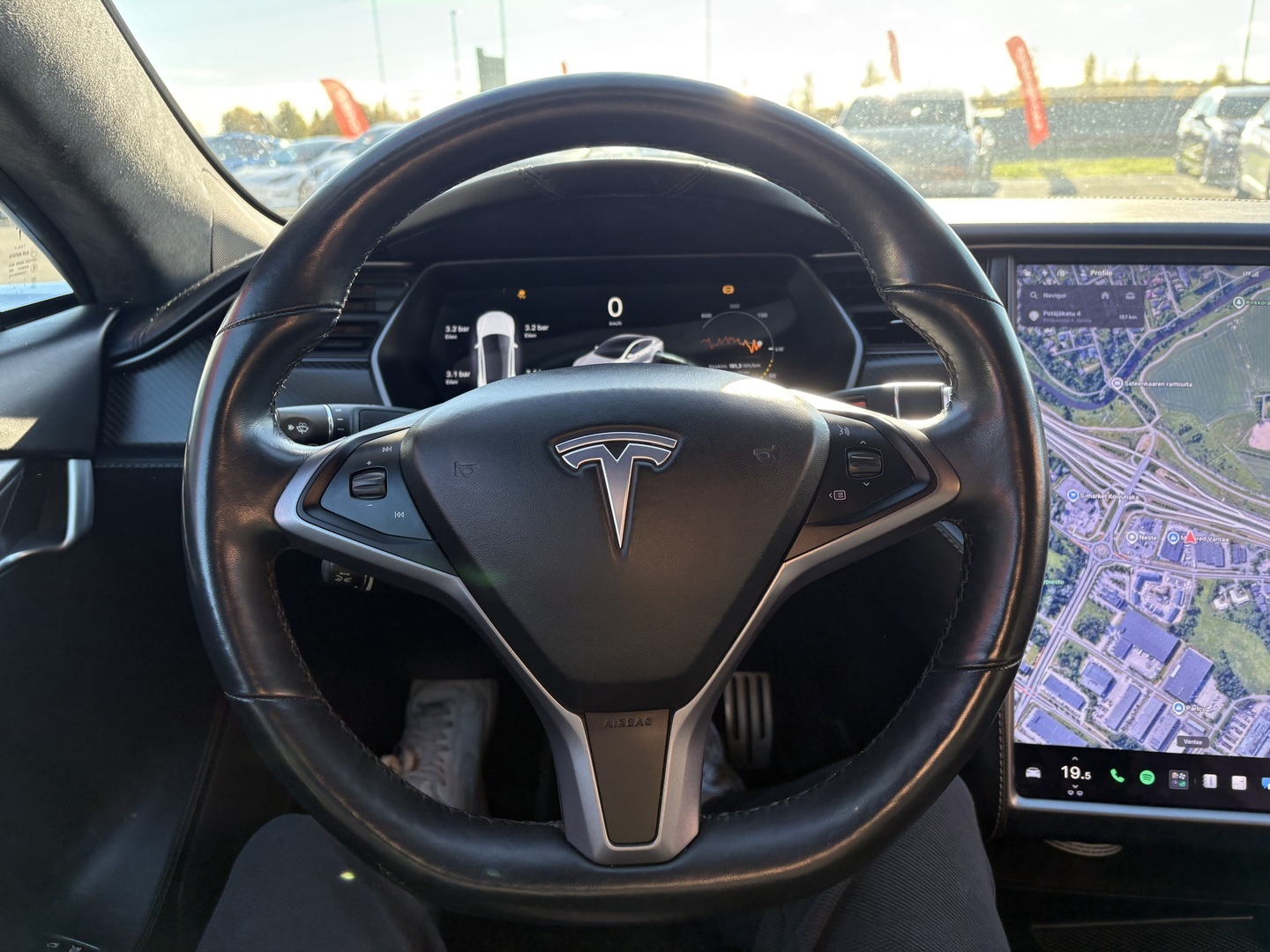 Tesla - Model S - S100D Performance Ludicrous Raven - Viistoperä
