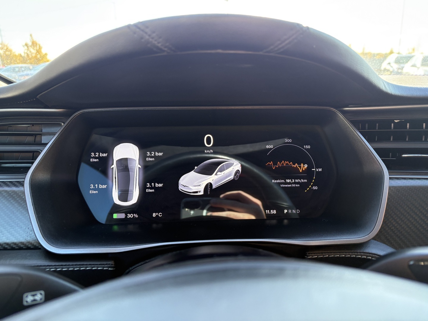Tesla - Model S - S100D Performance Ludicrous Raven - Viistoperä