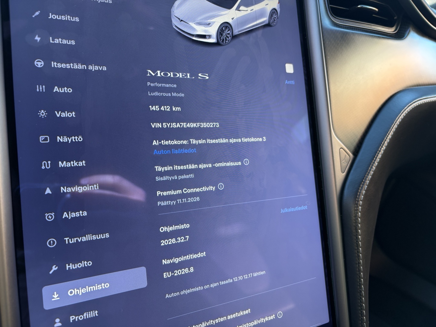 Tesla - Model S - S100D Performance Ludicrous Raven - Viistoperä